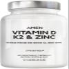 Amen Vitamin D, K2 & Zinc, Cholecalciferol D3 5000 IU, Organic Whole Food Blend with Apple, Blueberry, Cranberry, Elderberry Powder Fruits, Vegan Supplement, D3 K2 Vitamins, Non-GMO - 60 Capsules view 1