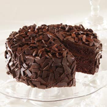 Sweet Street Iced Chocolate Thunder 3 Layer Cake 4 lb (14 Slice) Pack of 2