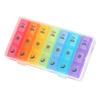 Weekly Pill Organizer,3-Times-A-Day 7 Day Pill Box Large Compartments Moisture-Proof Pill Case Medication Reminder Portable Travel Container for Vitamins Fish Oil Compartments Supplements view 1