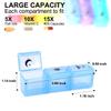 Weekly Pill Organizer,3-Times-A-Day 7 Day Pill Box Large Compartments Moisture-Proof Pill Case Medication Reminder Portable Travel Container for Vitamins Fish Oil Compartments Supplements view 4