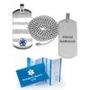 Adrenal Insufficiency Medical Alert ID Dog Tag Pendant in Anodized Titanium view 1