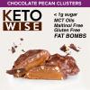 Keto Wise Fat Bombs - Chocolate Pecan Clusters - 16 packs 32g each view 4