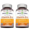 Amazing Formulas Vitamin B6 Pyridoxine 25mg 250 Tablets Supplement | Non-GMO | Gluten Free | Made in USA (2 Pack) view 1