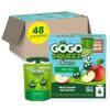 GoGo squeeZ Applesauce and Fruit Puree, Apple Apple, 3.2 oz (Pack of 48), Unsweetened Fruit Snacks for Kids, Gluten Free, Nut Free and Dairy Free, Recloseable Cap, BPA Free Pouches view 1