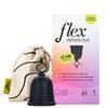 Flex Cup Starter Kit (Full Fit - Size 01) | Reusable Menstrual Cup + 2 Free Menstrual Discs | Pull-Tab for Easy Removal | Tampon + Pad Alternative | Lasts up to 10 Years | Capacity of 2 Super Tampons view 1