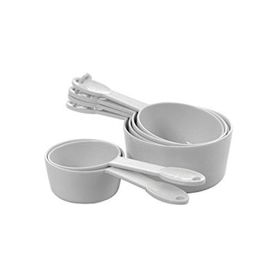 Progressive Measure Cups Plastic White 6 Pc.