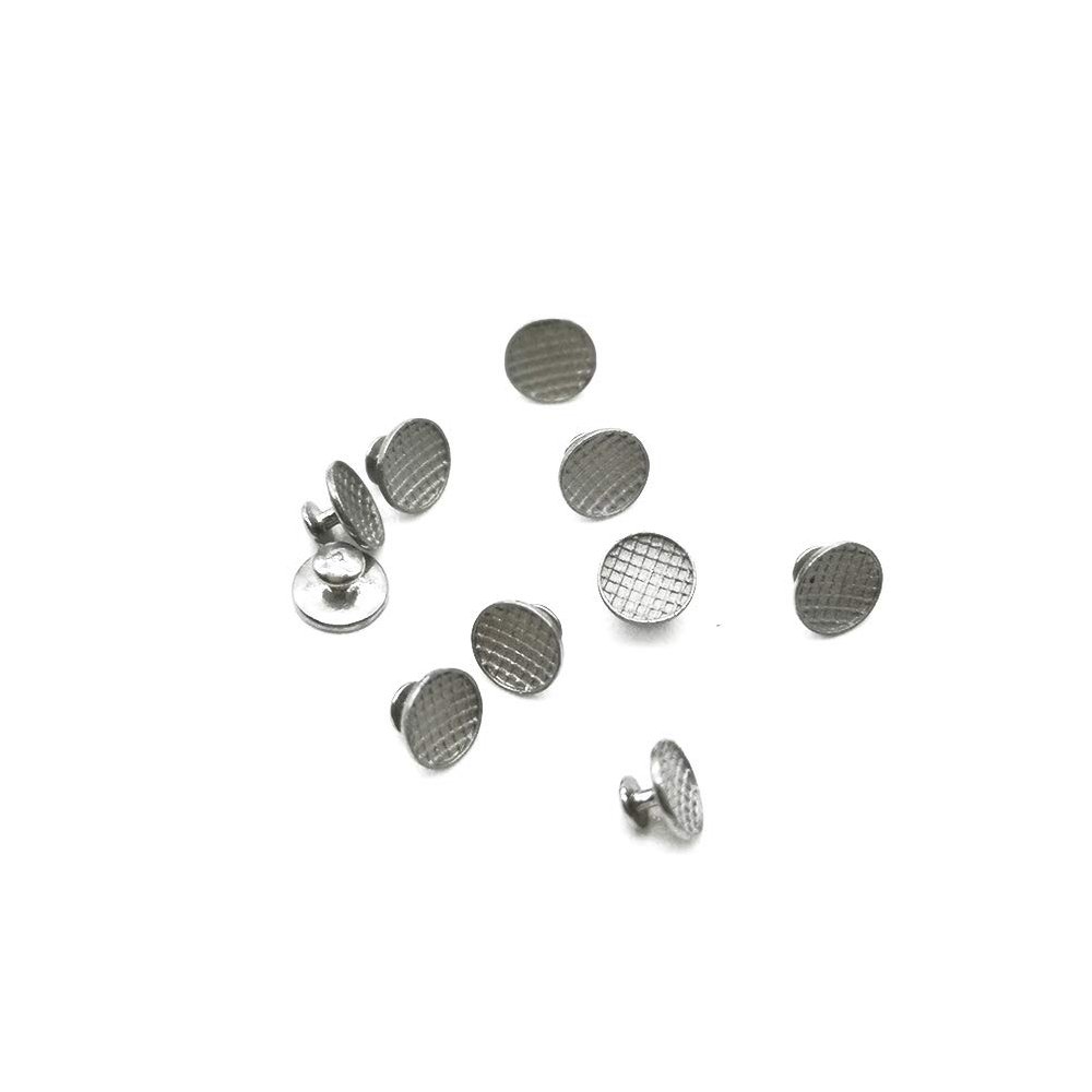 100Pcs Sino Dental Orthodontic Braces Lingual Buttons Bondable Round Mesh Base,10pcs/Pack