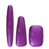 RADIUS Toothbrush Portable Travel Case Kit Standard Toothbrush Soap Razor Case Storage Box for Travel BPA Free 3 Count - Amethyst Purple view 1