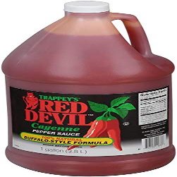 Sauce Red Devil Hotter Buffalo Style Plastic , 1 Gallon
