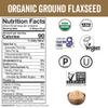 Viva Naturals Organic Ground Flaxseed, 15 oz (425 g)  Plant-Based Protein, Vegan Omega-3 & Fiber, Finely Milled Flax Seeds, Perfect for Smoothies & Baking view 2