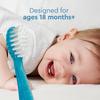 RADIUS Totz Toothbrush Extra Soft Brush BPA Free & ADA Accepted Designed for Delicate Teeth & Gums for Children 18 Months & Up - Purple Pink Coral - Pack of 3 view 3