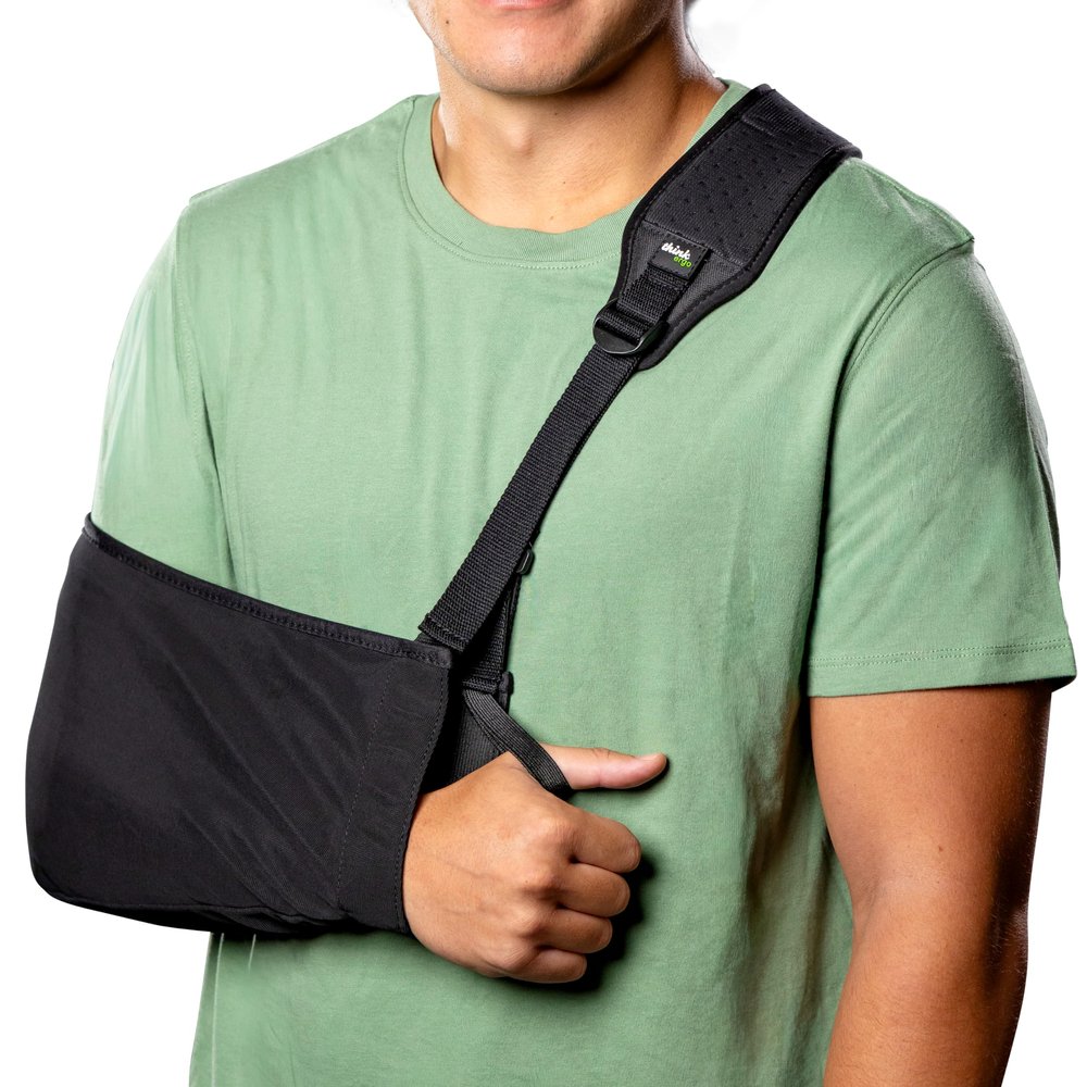 Think Ergo Arm Sling Air  Adjustable, Breathable Shoulder & Arm Support for Fractures, Rotator Cuff & Broken Bones
