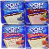 Pop Tarts Variety Pack, Frosted FRUIT Flavors: Strawberry, Blueberry, Cherry, and Raspberry. Bundle of 4-8 Count Boxes, 1 of Each Flavor. Great Care Package or Gift view 1
