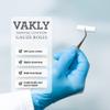 Vakly 100 Dental Cotton Rolls for Mouth Gauze and Nosebleeds Plug Stopper - #2 Medium 1.5" Non-Sterile 100% High Absorbent Blood Clotting Cotton roll (100 Count) view 3