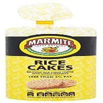 Bundle of 3 - Marmite Large Rice Cakes 110g x 3 Expires March 2020 Delivers 3-5 Days USA
