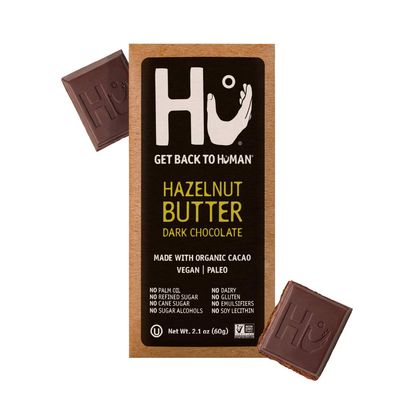 Hu Chocolate Bars | 8 Pack Hazelnut Butter Chocolate | Natural Organic Vegan, Gluten Free, Paleo, Non GMO, Fair Trade Dark Chocolate | 2.1oz Each