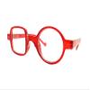 BEISON One Square One Round Readers Reading Glasses (Red, 1.5) view 1