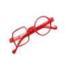 BEISON One Square One Round Readers Reading Glasses (Red, 1.5) view 2