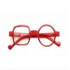 BEISON One Square One Round Readers Reading Glasses (Red, 1.5) view 3