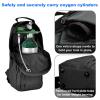 iGuerburn Portable Oxygen Tank Backpack for Small Size M2, A/M4, ML6, B/M6, M7, C/M9 Cylinders view 2