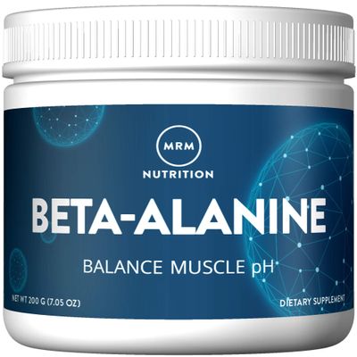 MRM Nutrition Beta-Alanine Powder - Carnosyn Patented Beta-Alanine Supports Srength, Focus, Muscle Growth & Endurance for Women & Men, Vegan, Gluten-Free - 125 Servings