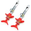 2 PCS of Dental Syringe 1.8ML SELF ASPIRATING Cartridge Syringe-RED view 1