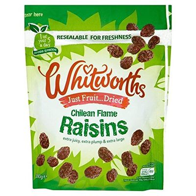 Whitworths Snacking Raisins - 300g (0.66 lbs)