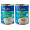 Cortas - Baba Ghanoush & Hummus Tahina (2 Cans Appetizer Combo), Eggplant Dip & Chickpea Dip, Ready to Serve (Gluten Free) view 1