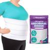 BraceAbility Medical Abdominal Stomach Binder - XXL Belly Band Compression for Diastasis Recti, Postpartum, Post-Surgical Wrap for Tummy Tuck Recovery, Post op Ab Binder for Women and Men (2XL 12") view 1