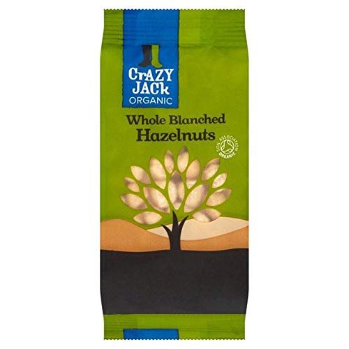 Crazy Jack Organic Whole Blanched Hazelnuts - 100g (0.22 lbs)