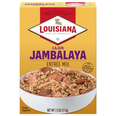 Louisiana Fish Fry Products Cajun Jambalaya Entree Mix, 8 oz (Pack of 12)