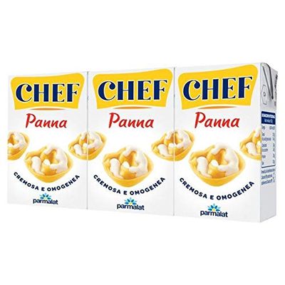 Chef Parmalat UHT Cooking Cream - 3 x 125ml