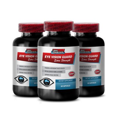 Eye Formula Lutein & zeaxanthin - Eye Vision Guard - Extra Strength, Bilberry Supplement, Eye Vitamins for Vision, Bilberry Extract for Eyes, Vision Support Pills, Lutein with Bilberry, 3B 180 Caps