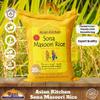 Asian Kitchen White Sona Masoori Aged Rice 20-Pound Bag, 20lbs (9.08kg) Short Grain Rice ~ All Natural | Gluten Friendly | Vegan | Kosher | Indian Origin | Export Quality view 4