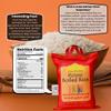 Asian Kitchen Ponni Boiled Rice 20-Pound Bag, 20lbs (9.08kg) Short Grain Par Boiled Rice ~ All Natural | Gluten Free | Vegan | Indian Origin | Export Quality view 2