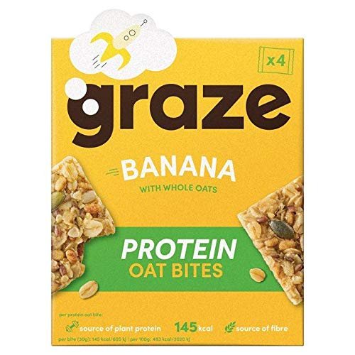 Graze Banana Protein Bites - 4 x 30g