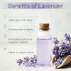 Radha Beauty Lavender Essential Oil 4 oz. - 100% Natural & Therapeutic Grade, Steam Distilled for Aromatherapy, Relaxation, Sleep, Laundry, Stress & Anxiety Relief, Meditation, Massage, Headaches view 3