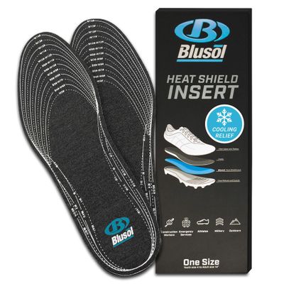 Blusol Shoe Adhesive Inserts - Advanced Temperature Control with NASA Tech for Comfort in Active Men and Women