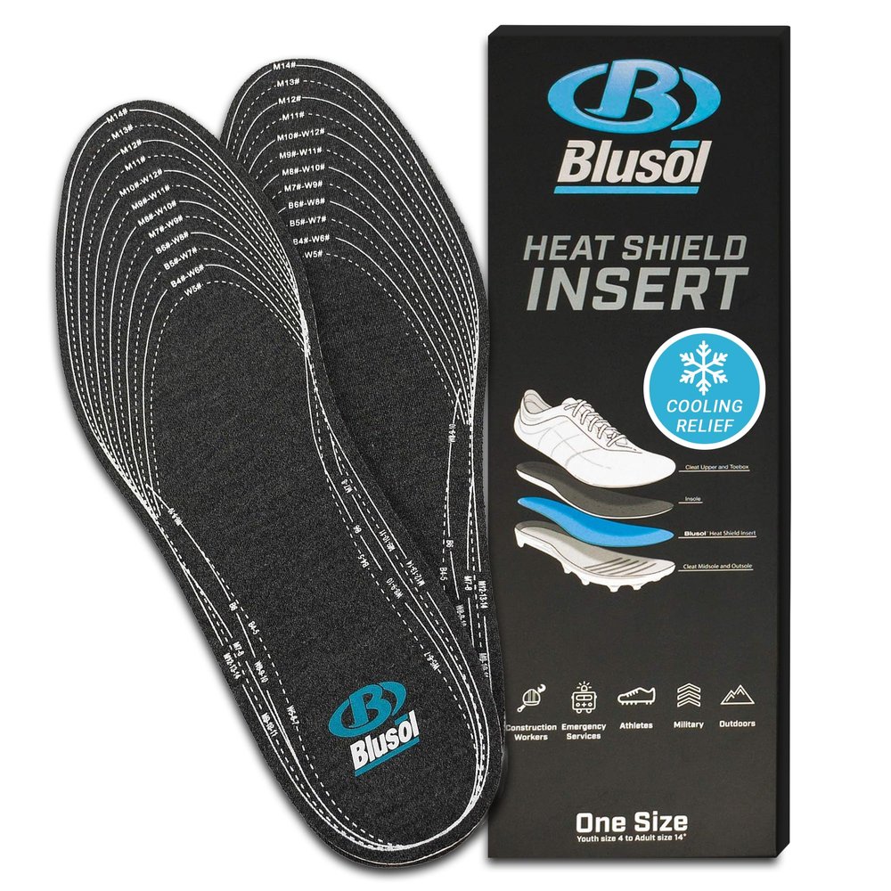 Blusol Shoe Adhesive Inserts - Advanced Temperature Control with NASA Tech for Comfort in Active Men and Women