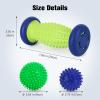Massage Ball - 3 in 1 - with Foot Roller & Spiky Balls, Plantar Fasciitis Relief and Heel Spur Relief, Foot Roller Massage and Trigger Point Ball view 2