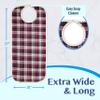 Adult Bibs for Eating  6 Pack Washable Reusable Waterproof Clothing Protectors  Large Adult Bibs for Men & Women  Senior and Elderly Care view 3