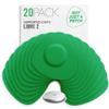 Not Just A Patch Freestyle Libre 2 Sensor Covers (20 Pack) CGM Sensor Patches for Freestyle Libre 2 - Water Resistant & Durable for 10-14 Days - Green view 1