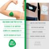 Not Just A Patch Freestyle Libre 2 Sensor Covers (20 Pack) CGM Sensor Patches for Freestyle Libre 2 - Water Resistant & Durable for 10-14 Days - Green view 3