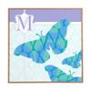 Deny Designs Jennifer Hill, Miss Mariposa, Framed Wall Art, Medium, 20" x 20" view 1
