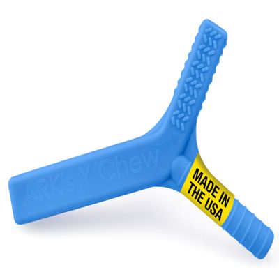 ARK Y-Chew Sensory Chew - Oral Motor Fidget for Kids & Adults with Autism, ADHD, SPD, Anxiety - Helps with Focus and Self-Regulation - XXT for Very Firm - Royal Blue