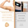 Not Just A Patch Freestyle Libre 2 Sensor Covers (20 Pack) CGM Sensor Patches for Freestyle Libre 2 - Water Resistant & Durable for 10-14 Days - Beige view 3