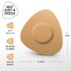 Not Just A Patch Freestyle Libre 2 Sensor Covers (20 Pack) CGM Sensor Patches for Freestyle Libre 2 - Water Resistant & Durable for 10-14 Days - Beige view 4