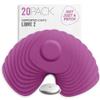 Not Just A Patch Freestyle Libre 2 Sensor Covers (20 Pack) Lingo CGM Patches for Freestyle Libre 2 - Water Resistant & Durable for 10-14 Days - Purple view 1