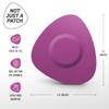 Not Just A Patch Freestyle Libre 2 Sensor Covers (20 Pack) Lingo CGM Patches for Freestyle Libre 2 - Water Resistant & Durable for 10-14 Days - Purple view 4