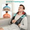 Nekteck Shiatsu Neck and Back Massager with Soothing Heat, Electric Deep Tissue 3D Kneading Massage Pillow for Shoulder Leg Full Body Muscle Pain Relief, Car Office and Home Use view 3